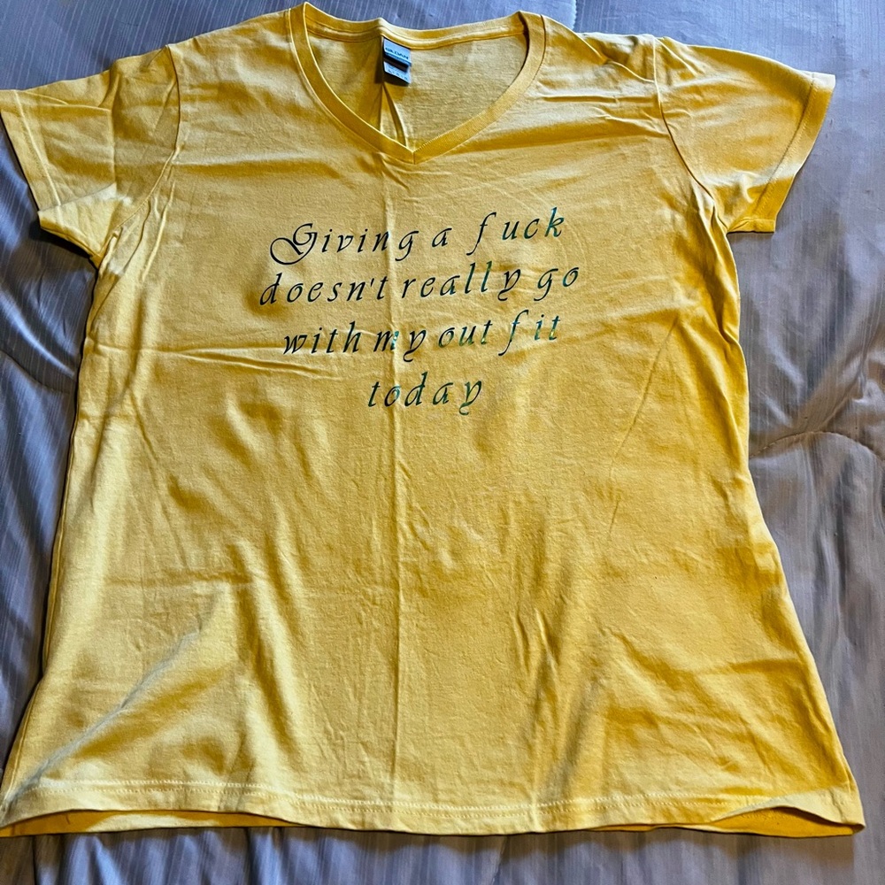 Yellow Graphic Tee
